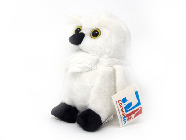 Cornelissen - Kuscheltier - Schnee-Eule weiß - 14 cm