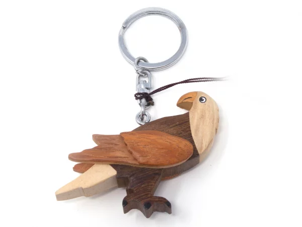 Schlüsselanhänger aus Holz - Adler