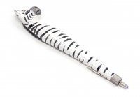 Holzkugelschreiber - Zebra, ca. 20cm