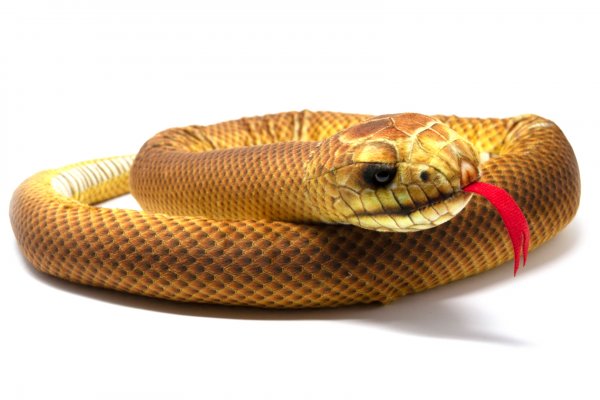 Kuscheltier Schlange Klapperschlange mit Rassel 145 cm lang Stofftier 
