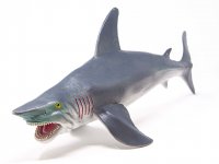 Tier-Spielfigur - Weisser Hai - 51 cm