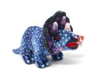 Cornelissen - Kuscheltier - Triceratops blau - 25 cm