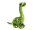 Cornelissen - Kuscheltier - Brachiosaurus grün - 23 cm