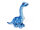 Cornelissen - Kuscheltier - Brachiosaurus blau - 23 cm