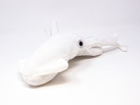 Kuscheltier - weißer Tintenfisch - 24 cm