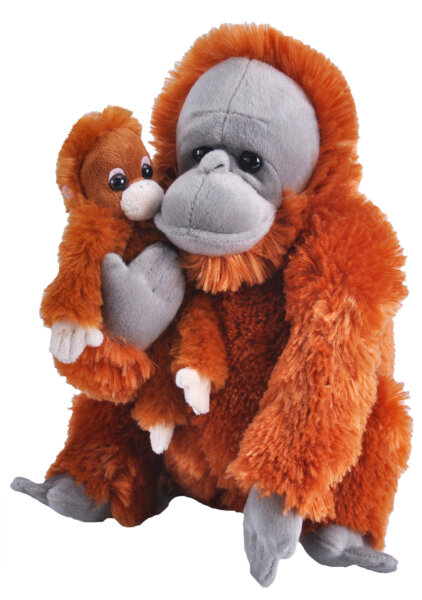 Wild Republic - Kuscheltier - Mom & Baby - Orang-Utan