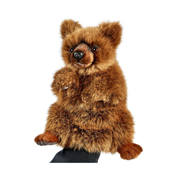 Hansa Creation - Kuscheltier - Handpuppe Bär braun