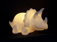 LED Leuchte Dinosaurier - Triceratops - Geschenbox - inkl. Batterien
