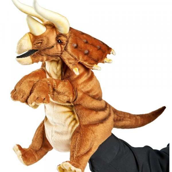 Hansa Creation - Kuscheltier - Handpuppe Triceratops