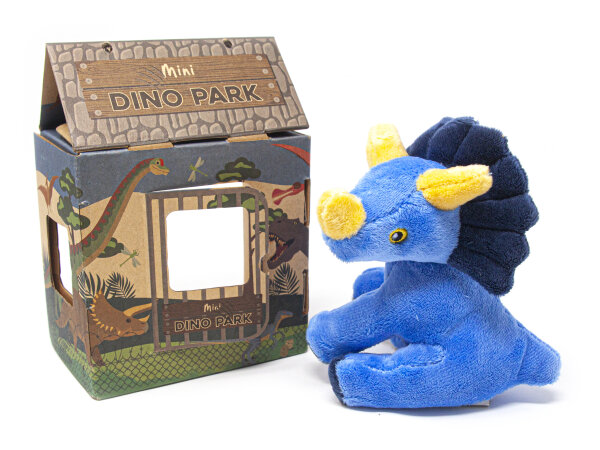 Nature Planet - Kuscheltier - Mini Dino Park - Triceraptos