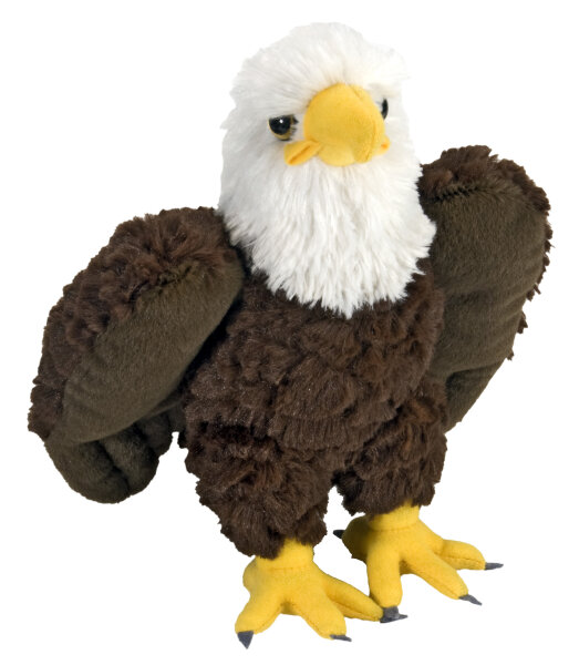 Wild Republic - Kuscheltier - ECO Cuddlekins Mini - Weißkopfseeadler