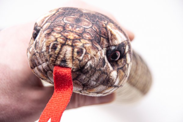 145 cm lang Stofftier Schlange Klapperschlange mit Rassel Kuscheltier 